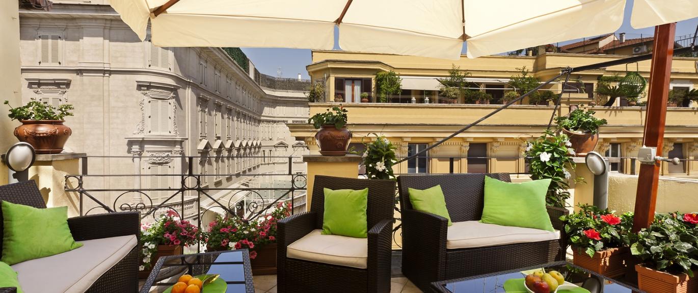 Hotel La Fenice | Rome | Roof Garden